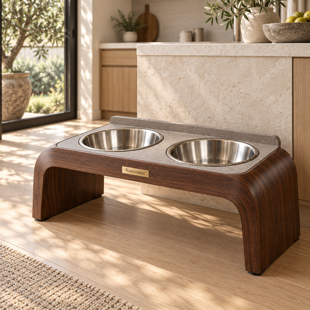 Neroventiss™ Hawthorne Sculpted Pet Dining Table