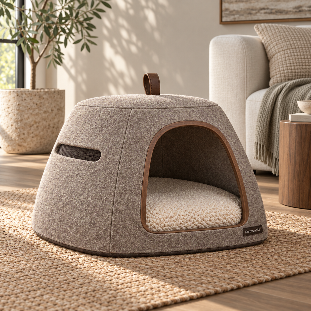 Neroventiss™ Alder Quiet Retreat Cat House