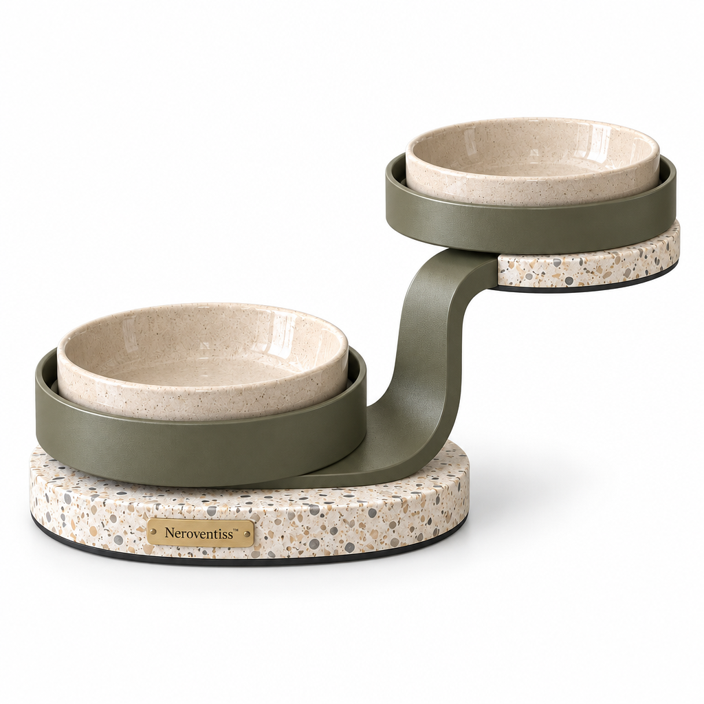 Neroventiss™ Solenne Split-Level Pet Dining Station