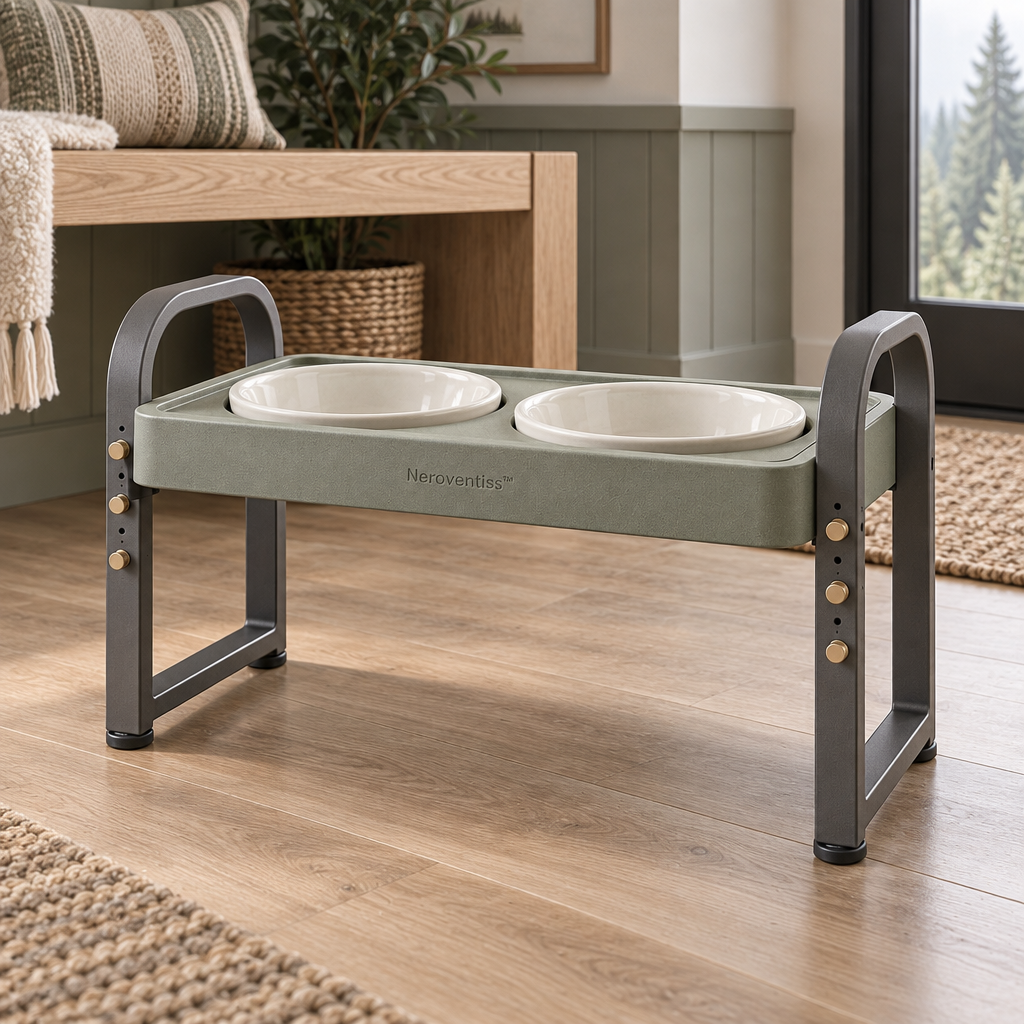 Neroventiss™ Ascend Adjustable Pet Dining Station