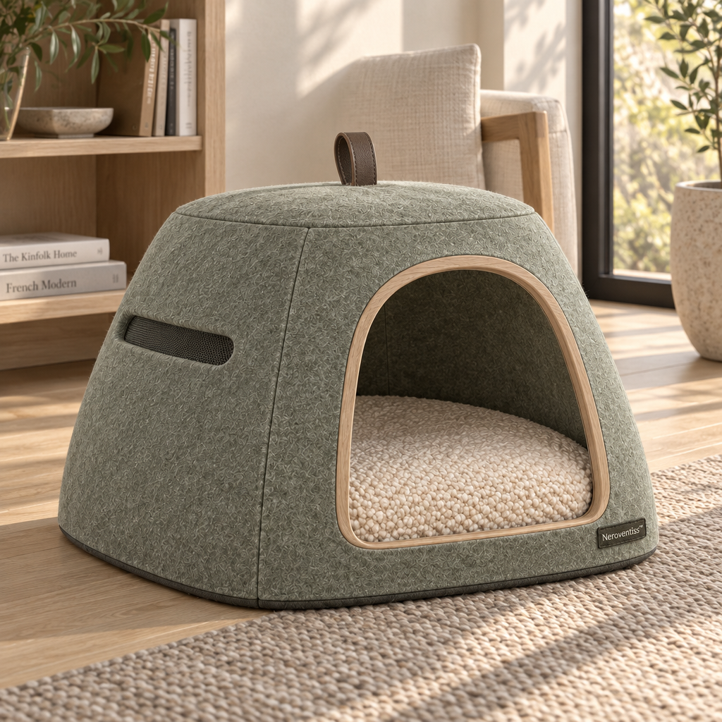 Neroventiss™ Alder Quiet Retreat Cat House