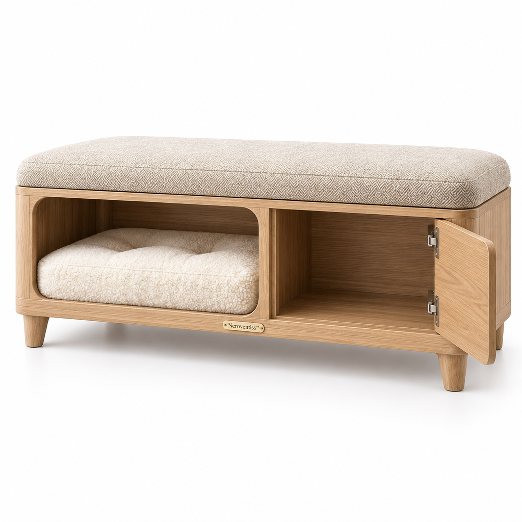 Neroventiss™ Kensington Pet Lounge Storage Bench