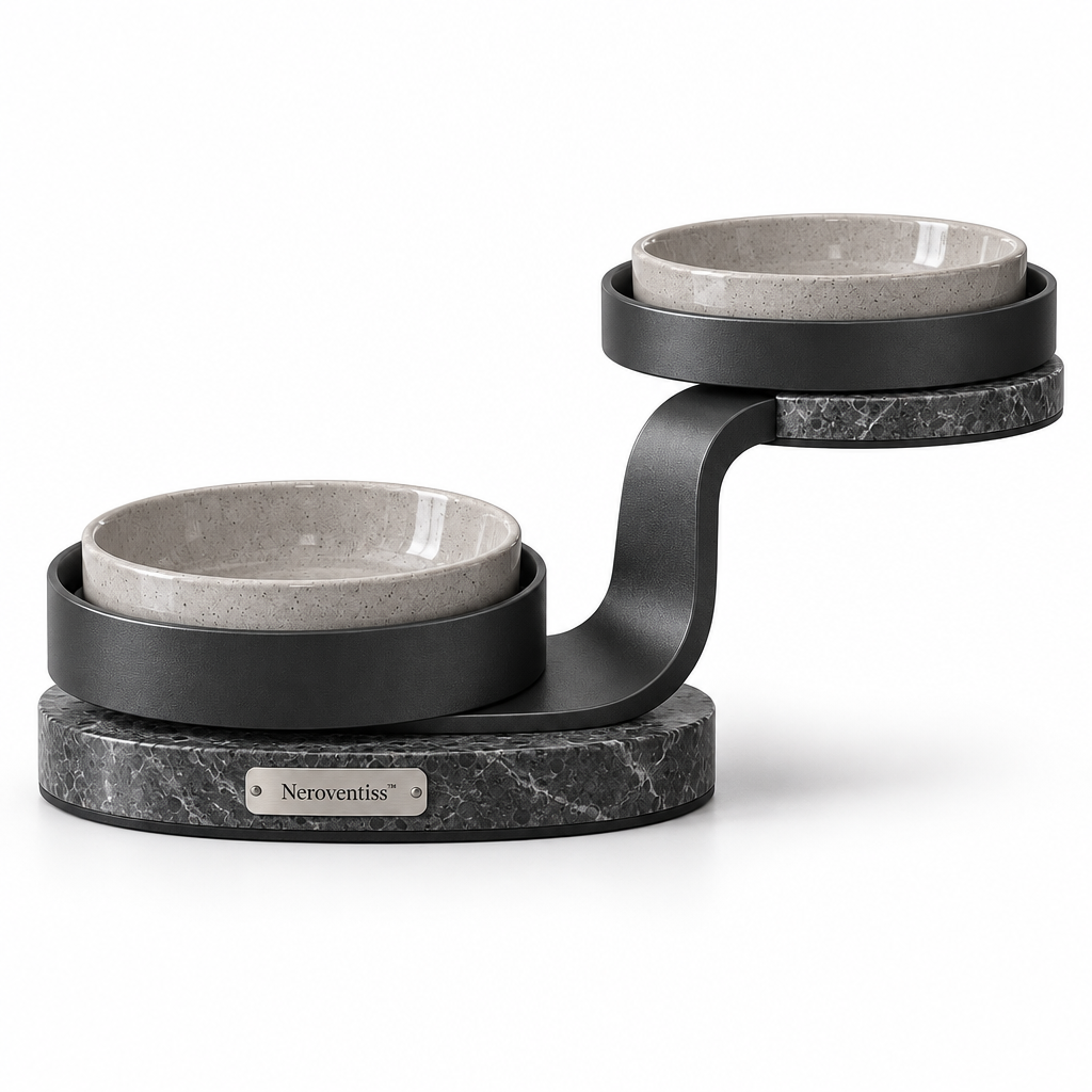 Neroventiss™ Solenne Split-Level Pet Dining Station