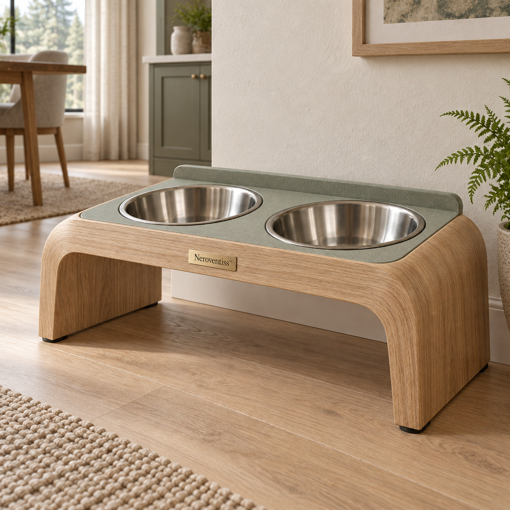 Neroventiss™ Hawthorne Sculpted Pet Dining Table