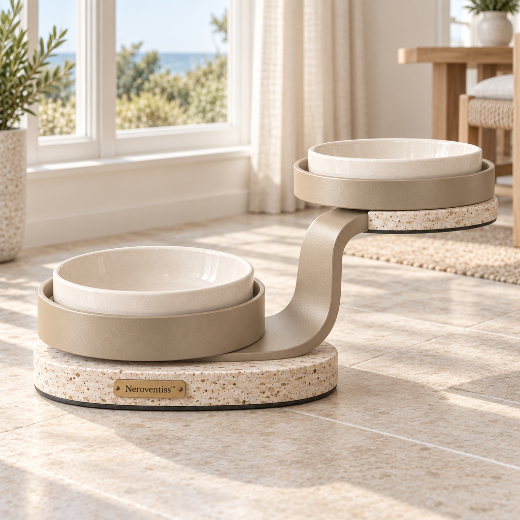 Neroventiss™ Solenne Split-Level Pet Dining Station