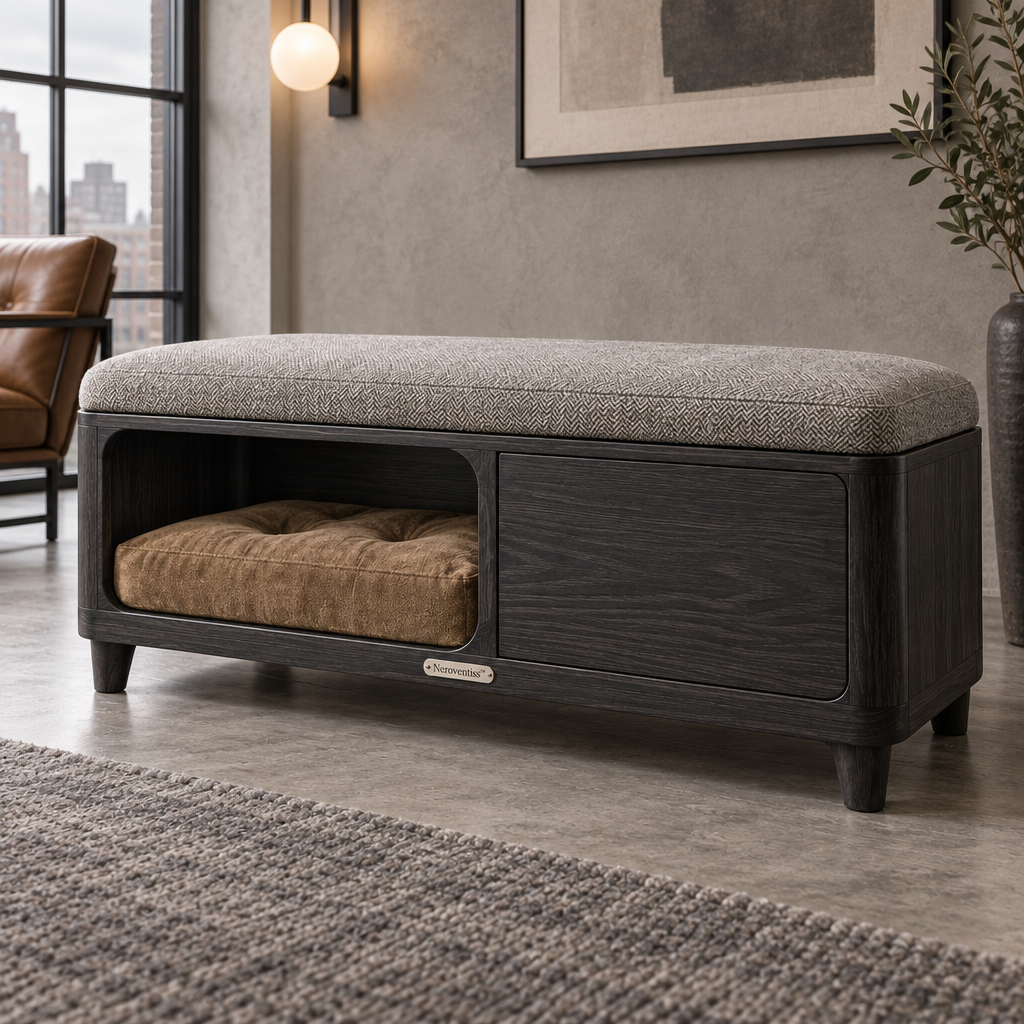 Neroventiss™ Kensington Pet Lounge Storage Bench
