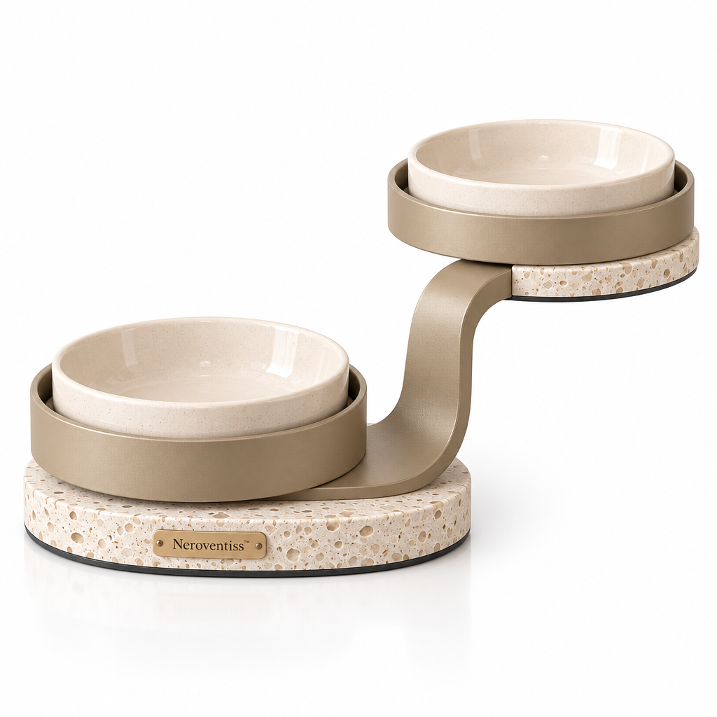 Neroventiss™ Solenne Split-Level Pet Dining Station