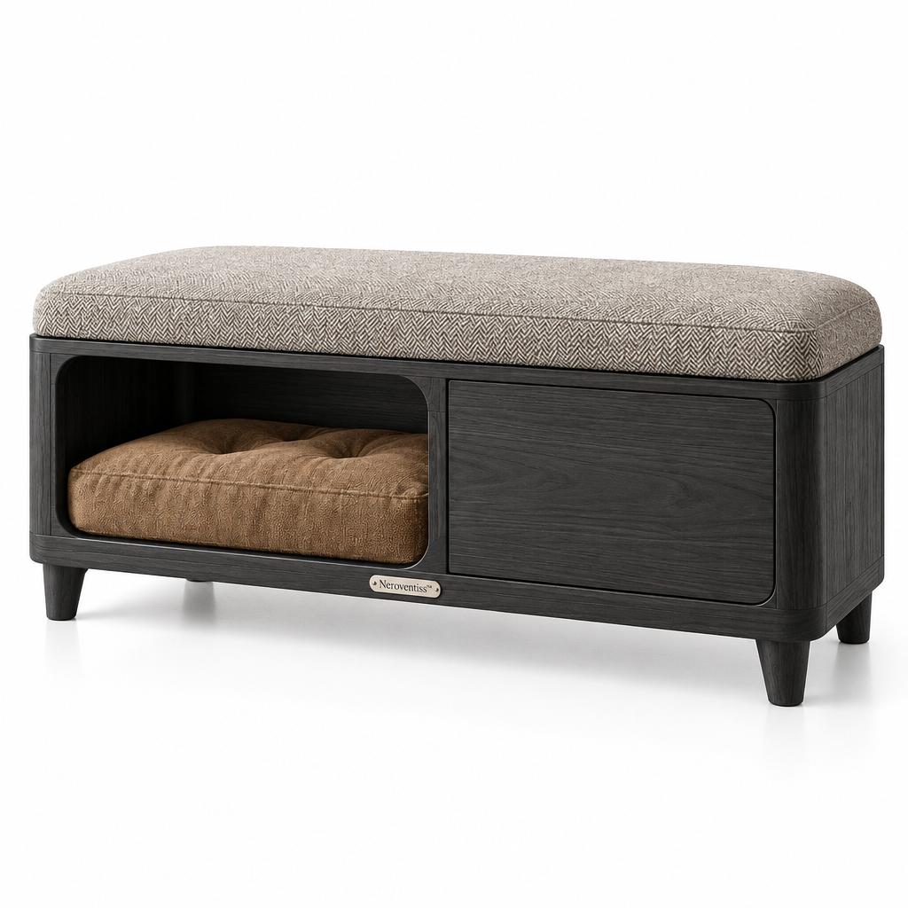 Neroventiss™ Kensington Pet Lounge Storage Bench
