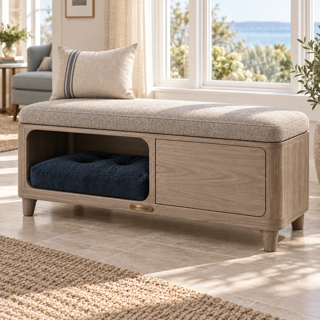 Neroventiss™ Kensington Pet Lounge Storage Bench