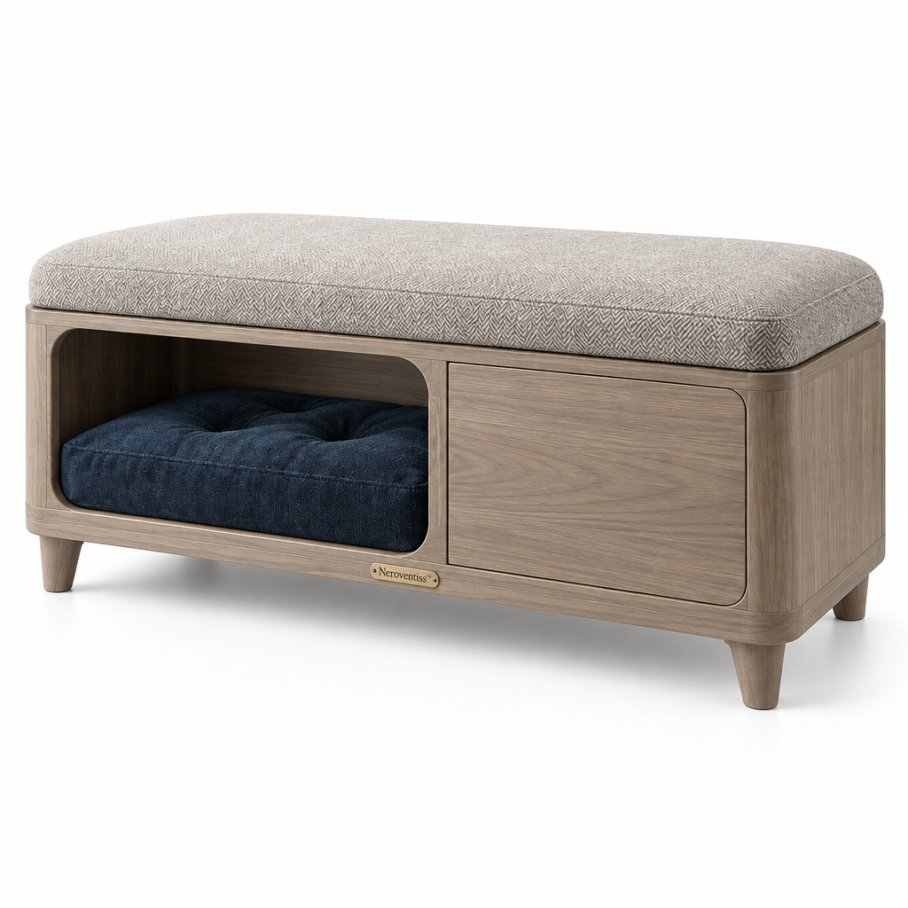 Neroventiss™ Kensington Pet Lounge Storage Bench