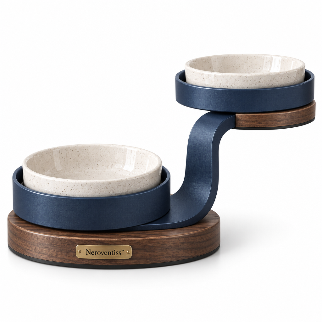 Neroventiss™ Solenne Split-Level Pet Dining Station