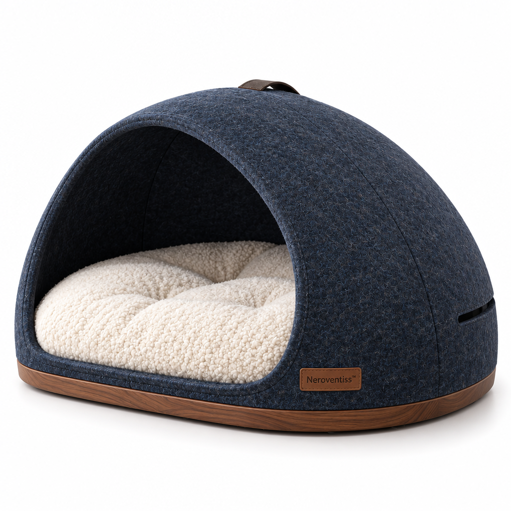 Neroventiss™ Haven Arc Quiet Cocoon Pet Bed